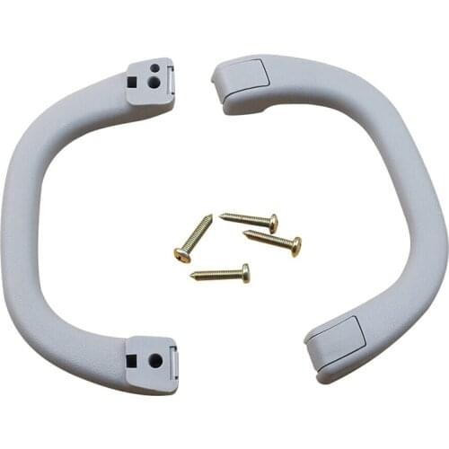 2Pcs For Mitsubishi Pajero Shogun Montero V31 V32 V33 V73 Left & Right A Pillar Roof Handle with Screws Car Interior Accessories