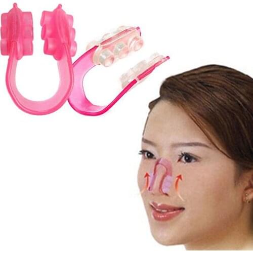 2pcs Massager Care Nose Up Shaping Shaper Lifting Beauty Nose Clip Face Fitness Facial Clipper Corrector Tools