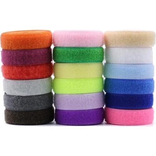 2cm*1M Velcros Nylon Magic Tape NO Self Adhesive Fastener Tape Velcros Cable Tie Hook Loop Fastener Sewing Accessories No Glue