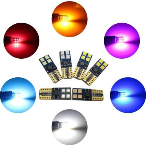 20Pcs T10 3030 8SMD 194 168 2825 W5W LED Canbus Error Free Car Bulbs For Clearance Lamps License Plate Light 12V 24V