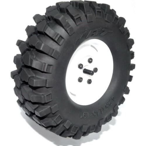 4pcs 1.9 Crawler tires 108mm with scale rims for TAMIYA/AXIAL