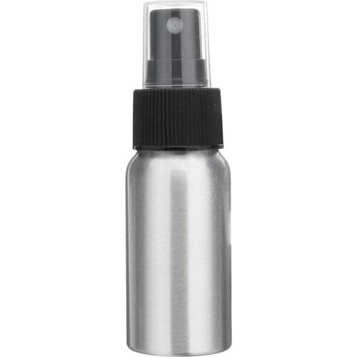 Aluminum Pump Spray Mist Bottle Dispenser Perfume Atomiser Silver, 100ml