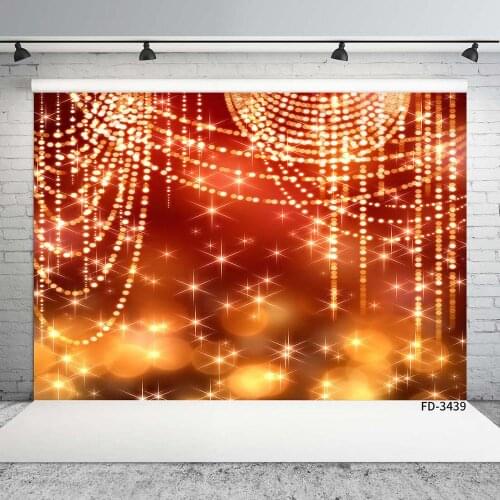 Sparkle Light Christmas Photographic Backdrops Computer Printed Photocall Background Photo Studio for Children Baby Photophone