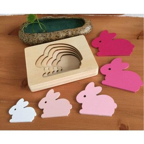 Kids Wooden Toys For Children Animal cartoon 3D Puzzles Multilayer Jigsaw Puzzles Baby Toys Child Early Educational Aids Jigsaw