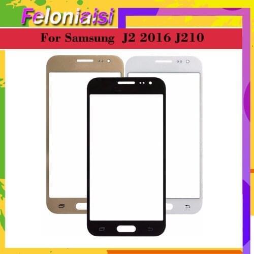 For Samsung Galaxy J2 2016 J210 J210F J210M J210Y J210FN Touch Screen Front Panel Glass Lens Outer LCD Glass