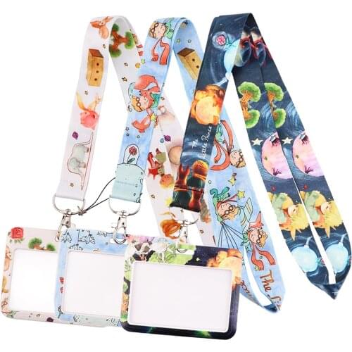 DZ2070 Unusual Novel Cute Neck Strap Lanyards Keychain Badge Holder ID Card Pass Hang Rope Lariat Key Ring Gifts Accessories