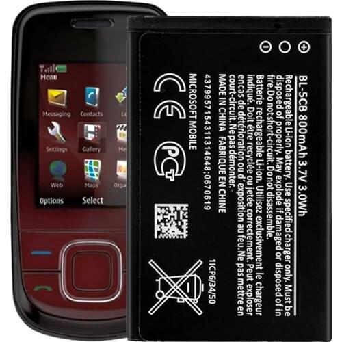 BL-5CB Battery For Nokia 1800 E60 3600 3660 Battery Replacement Repair Part