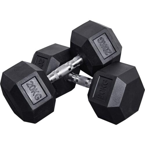1PCS Dumbbells Hexagonal Gym Home Weight Barbell Gym Weight Dumbbell Chrome Plated Handle Universal Dumbbell (Optional 2.5~50kg