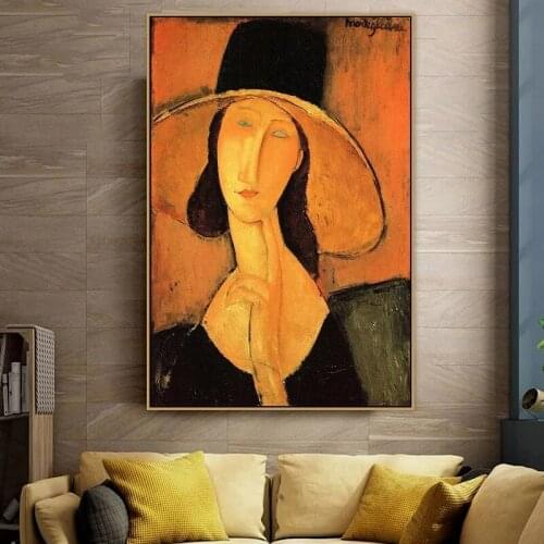 Famous Master Artist Head of a Woman Canvas Paintings Posters Prints Wall Art Pictures for Living Room Wall Decoration Cuadros