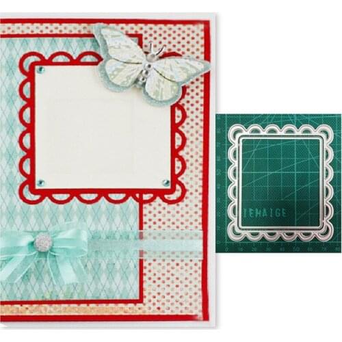 Lace Frame Metal Cutting Dies Stencils dies for DIY Scrapbooking dies Decoration Paper Craft dies Embossing Die Cut New 2021