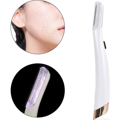 Mini Eyebrow Shaper Dermaplaning Shaver for Women Razor Facial Hair Remover Painless Expoliates Dead Skin Safe Razor Makeup Tool