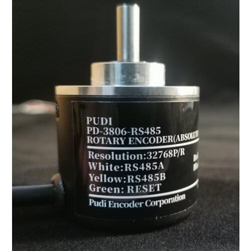 Multi Turn Absolute 3806 Encoder 16 Bit Resolution RS485 Interface MODBUS Encoder