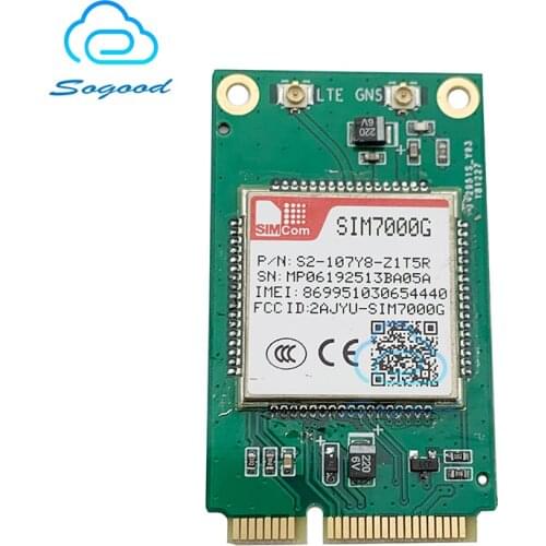 SIMCOM SIM7000G mini pcie Global Band NB-IoT Module LTE CAT-M1(eMTC) competitive with SIM900 and SIM800F