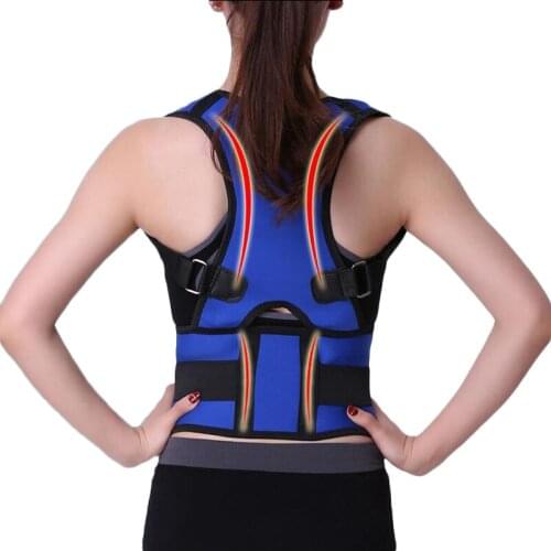 Men And Women Posture Corrector Breathable Backs Medical Belt Lumbar Corset Neoprene Back Support Posture Correction S-2XL