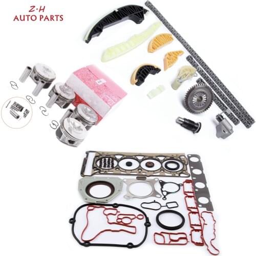 Engine Piston Timing Chain Tensioner Cylinder Gasket Repair Kit For Audi A4 Q5 TT VW Passat Golf Skoda 2.0T EA888 06H107065AM