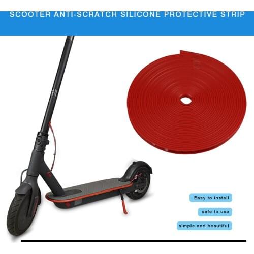 New 8M Scooter Strip Anti-collision Scooter Protection Strip DIY Decoration Sticker Replacement for Xiaomi M365
