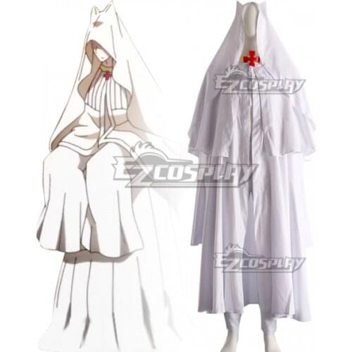 Fire Force Enen No Shouboutai Evangelist White Suit Halloween Party Uniform Suit Outfit Adult Cosplay Costume E001