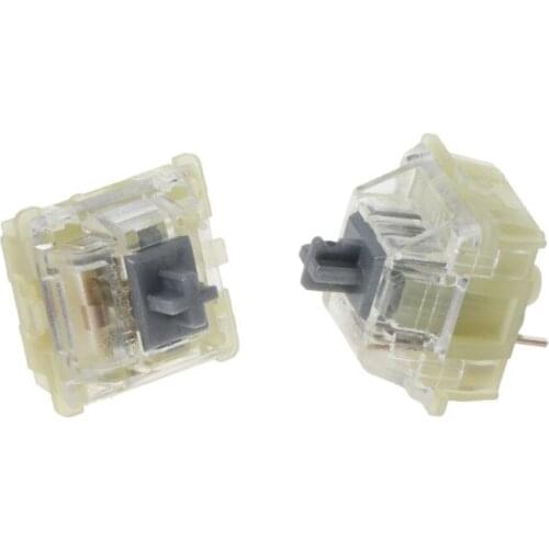 2Pcs Original Cherry MX RGB Silent Silver Switch 3Pin Speed Silver Silent Switch For Mechanical Keyboard