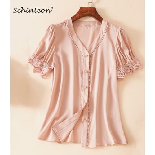 Кружевные блузки Schinteon China At AliExpress