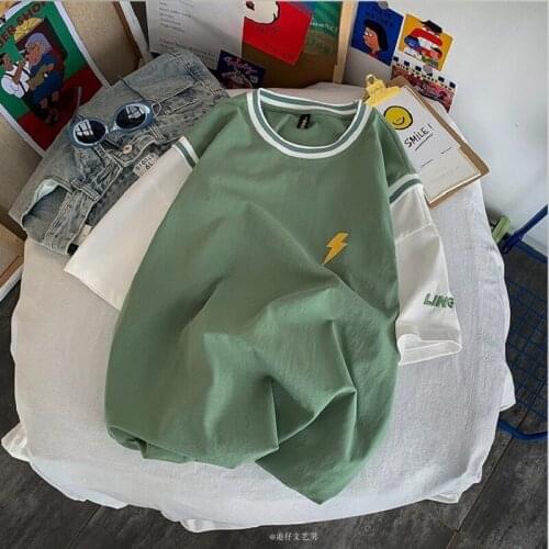 Y2K Harajuku Aesthetic 90s Tees clothes clothing tshirt accessory album sleeve Tops Women Vintage Casual Patchwork Tshirts