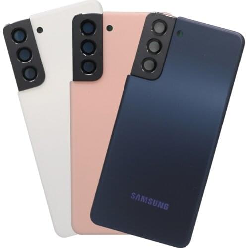 For Samsung Galaxy S21/S21 Plus S21+/S21 Ultra Battery Back Cover Door Rear Glass Housing Case Camera Lens Frame Adhesive