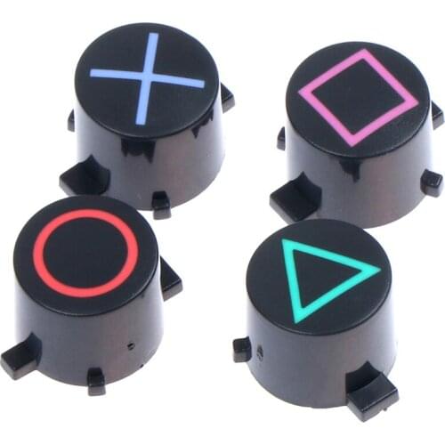 4Pcs/set Plastic ABXY Buttons For Dualshock 4 Slim Pro Controller Control Pad