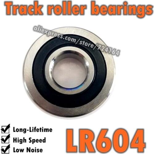 4x13x4 mm Track roller bearings LR604 LR604NPP LR604NPPU LR604KDD LR604KDDU LR604-2Z LR604-2RS LR604-X-2Z LR604-X-2RSR 4*13*4