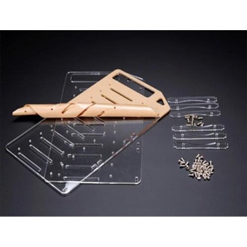 Acrylic Hard Drive Bracket DIY Hard Disk Shelf Transparent Cage Acrylic Hard Drive Bracket