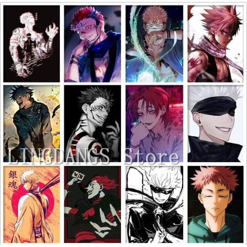 5D DIY Diamond Painting Anime Poster Jujutsu Kaisen Ryomen Sukuna Japan Manga Diamond Mosaic Embroidery Cross Stitch Home Decor