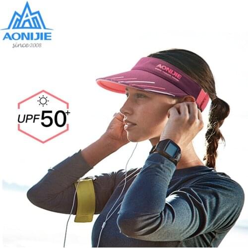 AONIJIE Colorful Wide Sun Visor Cap Hat For Men Women Summer Sports Hat Beach Golf Fishing Marathon Running Cycling Hat E4113