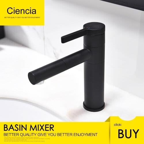 Free Shipping Black Finish Brass Deck Mount Bathroom Faucet Vanity Vessel Sinks Mixer Tap Cold And Hot Water Tap BB6112C