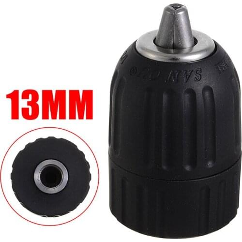 Black Mount Keyless Drill Chuck 2mm-13mm 1/2" x 20 UNF Thread Drill Chuck Drill Bits For Rotary Impact Power Drills