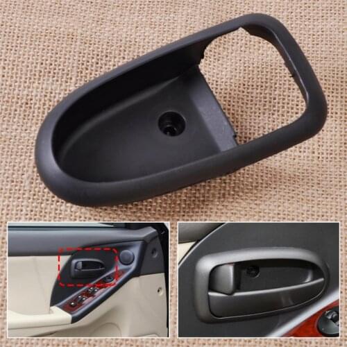 CITALL Left Interior Inside Door Handle Frame Buckle Cover Bezel Housing for Hyundai Elantra Avante XD 2001~ 2003 2004 2005 2006