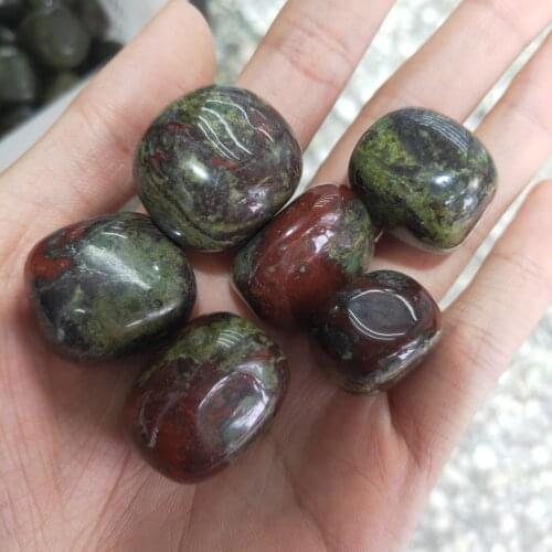 Dragon Blooded Tumbled Stone Irregular Polishing Natural Rock Mineral Bead For Chakra Healing Home Decoration Accessories