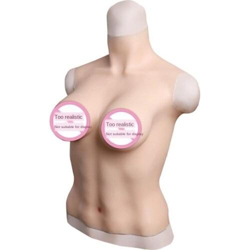 Hot Selling CD Pseudo Niang Yirong Transfiguration Bust Prostitute Increase Fake Breast Breast Silicone Shipping