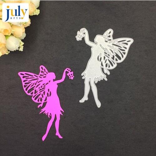Julyarts Beautiful Faery Cutting Dies Metal Cutting Dies for DIY Craft Paper Card Making Scrapbooking Decoration Craft Dies