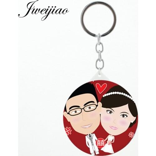 JWEIJIAO bridesmaids love is sweet forever keyring pocket mirror Mini Tools Accessories Mirrors for Happy wedding HH348