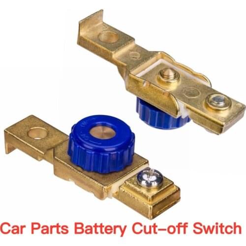 Car Motorcycle Battery Terminal Link Quick Cut-off Switch Rotary Disconnect Isolator Car Truck Parts Battery Cut-off Switch