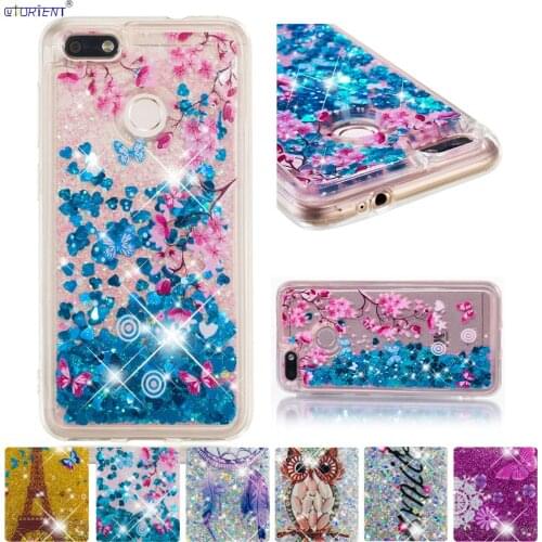 For Huawei Nova Lite 2017 Glitter Cute Case Y6 Pro 2017 Bling Dynamic Liquid Soft Cover SLA-L02 SLA-L22 SLA-L03 SLA L02 L03 L22