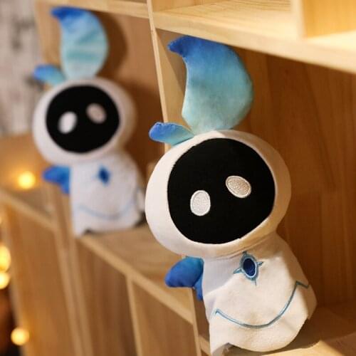 New 20cm Game Genshin Impact Pillow Lovely Aeolus Barbatos Childhood Venti Doll Kawaii Cosplay Accessories Props Soft Toy