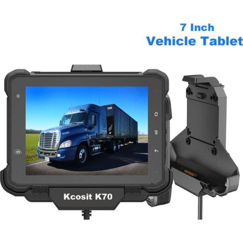 Original Kcosit K70 Rugged Android Vehicle Tablet PC IP67 7 Inch Industrial Panel RS232 CAN BUS ELD 4G LTE OBD Fleet Management