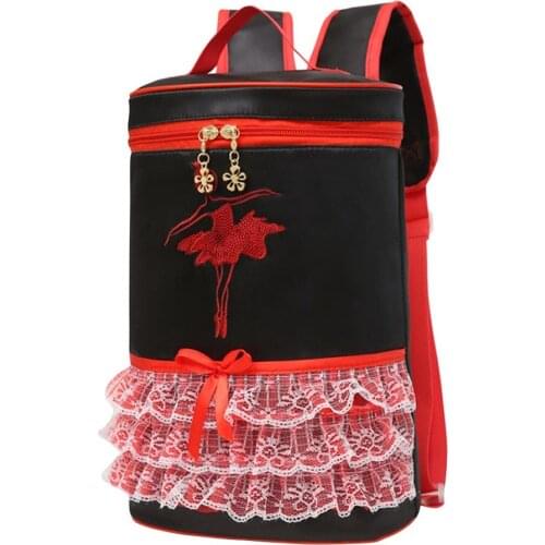 Girls Gifts Dance Bag Ergonomics Ballerina Decor Ballet Backpack Cute Large Capacity Princess Skirt Bow Tie Wear Resistant