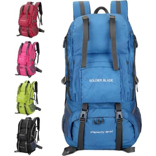 Outdoor Camping Hiking Bag Backpack Rain Cover Bag 50L Camping Mountaineering Backpack Sport Outdoor Bike Bag for Men And Women