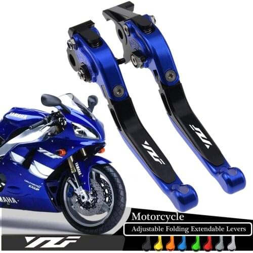 Adjustable Foldable Extendable Motorbike Brakes Clutch Levers for Yamaha YZF R1 R6 YZFR1 YZFR6 YZF-R6 1999 2000 2001 2002 2003