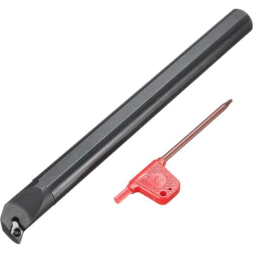 S16Q-SDUCR07 Practical Lathe Arbor Turning Tools 16x180mm With T8 Wrench Set