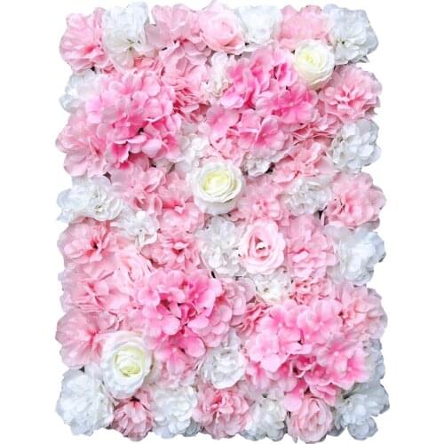 40x60cm Silk Rose Flower Wall Artificial Flowers DIY Wedding Wall Decor Photography Backdrop Baby Shower Hair Salon Background