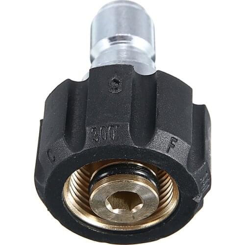High Pressure Washer Connector Quick Release Female Adapter Connect For Pressure Washer 14mm M22 x 3/8 inch Male Plug