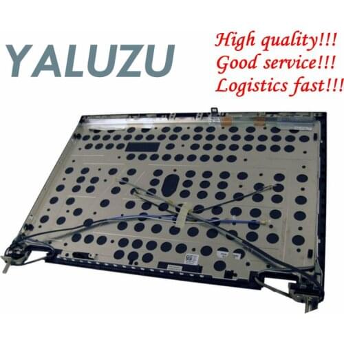 YALUZU NEW for DELL Latitude E5400 14.1 LCD Back Cover with Hinges RM629 0RM629 lcd top case black