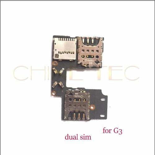 10x For Motorola Moto G3 XT1055 XT1050 Single/ Dual Sim Card Slot Socket Holder Sim Card Reader Socket Holder Connector flex