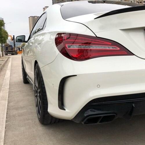 2021 Suitable For Benz Mercedes Cla 200 220 Rear Bar Surround Air Outlet Tailwind Blade Carbon Fiber Modified Exterior Car Stier